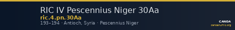 RIC IV Pescennius Niger 30Aa — CANOA