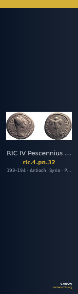 RIC IV Pescennius Niger 32 — CANOA