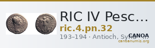 RIC IV Pescennius Niger 32 — CANOA