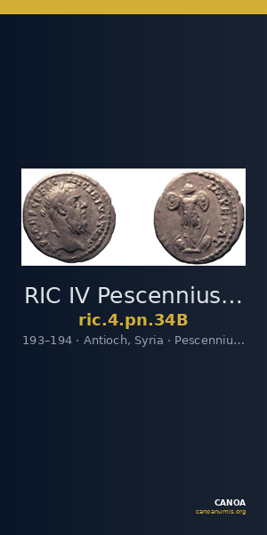 RIC IV Pescennius Niger 34B — CANOA