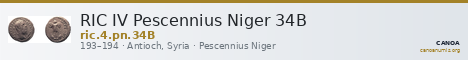 RIC IV Pescennius Niger 34B — CANOA