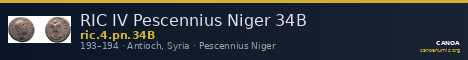 RIC IV Pescennius Niger 34B — CANOA