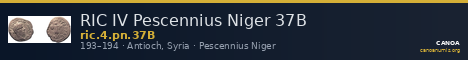 RIC IV Pescennius Niger 37B — CANOA