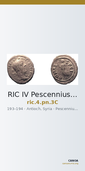 RIC IV Pescennius Niger 3C — CANOA