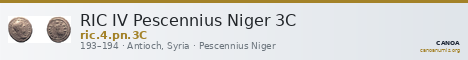 RIC IV Pescennius Niger 3C — CANOA