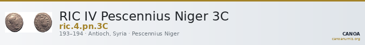 RIC IV Pescennius Niger 3C — CANOA