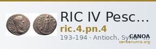 RIC IV Pescennius Niger 4 — CANOA