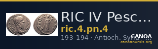 RIC IV Pescennius Niger 4 — CANOA