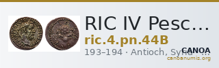 RIC IV Pescennius Niger 44B — CANOA