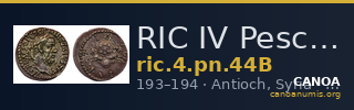 RIC IV Pescennius Niger 44B — CANOA
