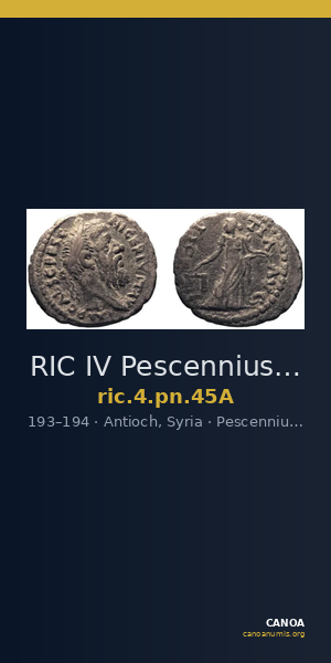 RIC IV Pescennius Niger 45A — CANOA