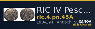 RIC IV Pescennius Niger 45A — CANOA
