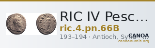 RIC IV Pescennius Niger 66B — CANOA