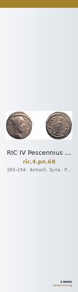 RIC IV Pescennius Niger 68 — CANOA