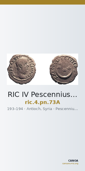 RIC IV Pescennius Niger 73A — CANOA