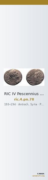 RIC IV Pescennius Niger 78 — CANOA