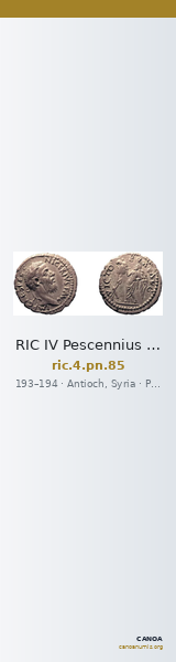 RIC IV Pescennius Niger 85 — CANOA