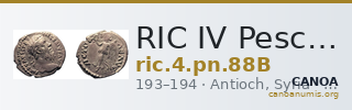 RIC IV Pescennius Niger 88B — CANOA