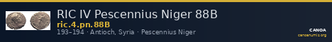 RIC IV Pescennius Niger 88B — CANOA