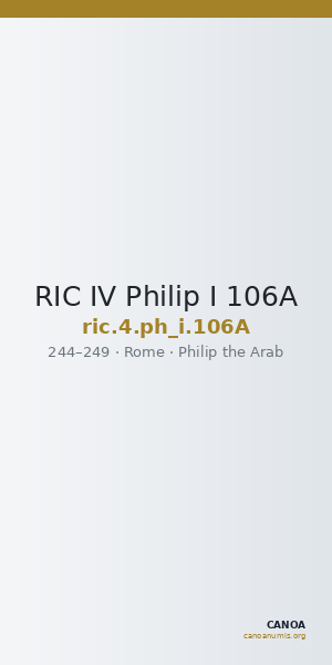 RIC IV Philip I 106A — CANOA