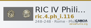 RIC IV Philip I 116 — CANOA
