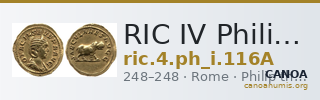 RIC IV Philip I 116A — CANOA