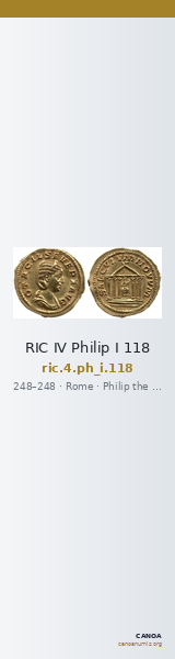 RIC IV Philip I 118 — CANOA