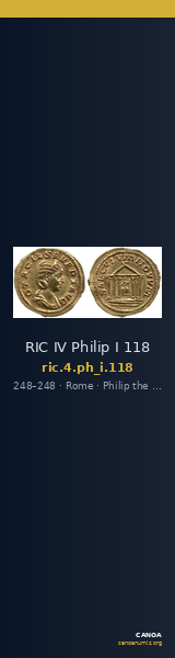 RIC IV Philip I 118 — CANOA