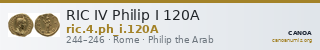RIC IV Philip I 120A — CANOA