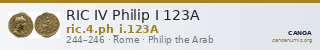 RIC IV Philip I 123A — CANOA
