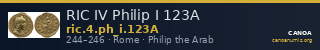 RIC IV Philip I 123A — CANOA