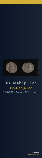 RIC IV Philip I 127 — CANOA