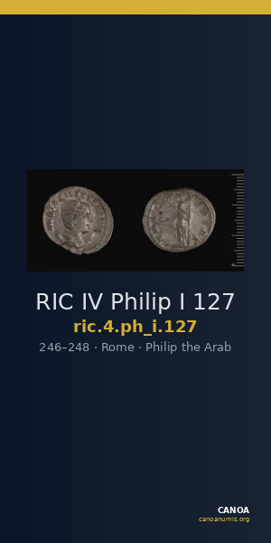 RIC IV Philip I 127 — CANOA