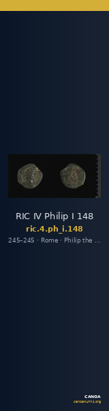 RIC IV Philip I 148 — CANOA