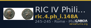 RIC IV Philip I 148A — CANOA