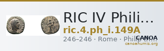 RIC IV Philip I 149A — CANOA