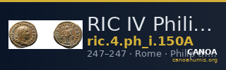 RIC IV Philip I 150A — CANOA