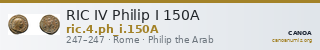 RIC IV Philip I 150A — CANOA