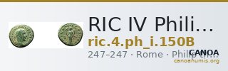 RIC IV Philip I 150B — CANOA