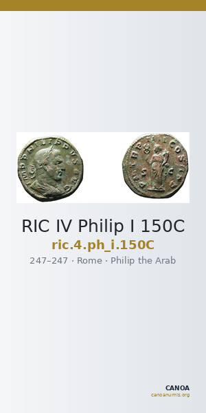 RIC IV Philip I 150C — CANOA