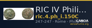 RIC IV Philip I 150C — CANOA