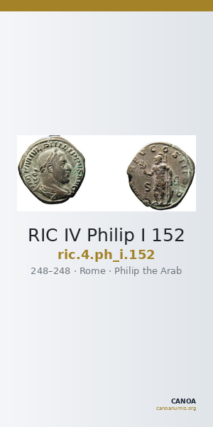 RIC IV Philip I 152 — CANOA