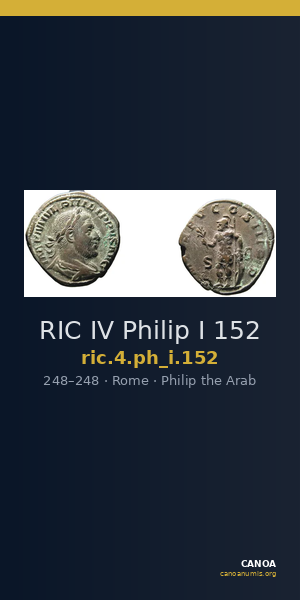 RIC IV Philip I 152 — CANOA