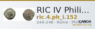 RIC IV Philip I 152 — CANOA