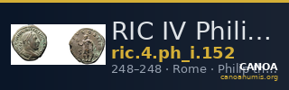 RIC IV Philip I 152 — CANOA