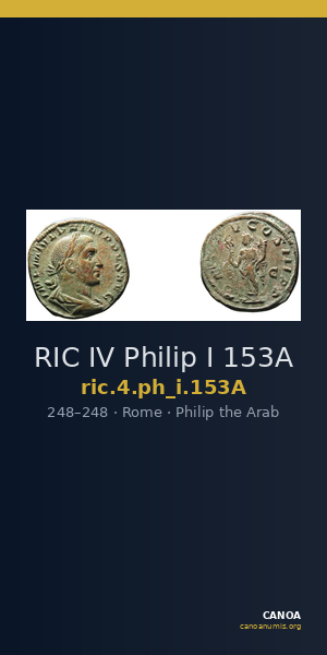 RIC IV Philip I 153A — CANOA