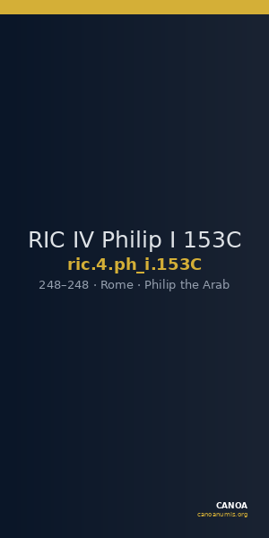 RIC IV Philip I 153C — CANOA