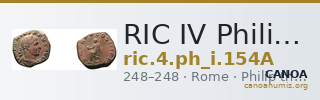 RIC IV Philip I 154A — CANOA