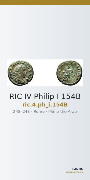 RIC IV Philip I 154B — CANOA
