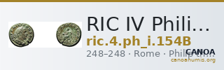RIC IV Philip I 154B — CANOA